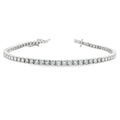 14K Gold 3 Carat Diamond Tennis Bracelet ~ Lab Grown